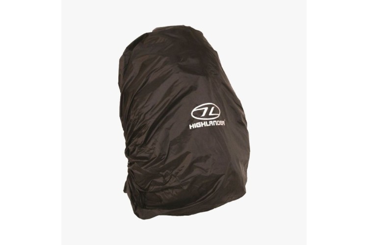 Highlander Lightweight Bergan Cover, Black, 40 - 50L