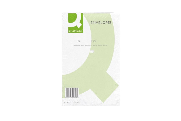 QCONNECT C5 100GSM PLN P/SEAL WHT PK500