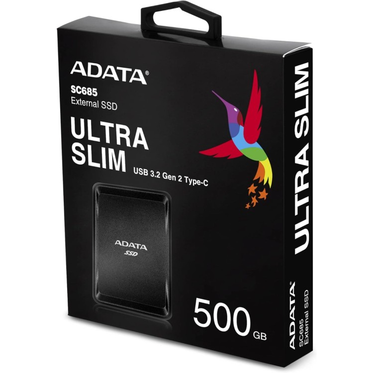500GB ADATA SC685 Ultra Slim External SSD