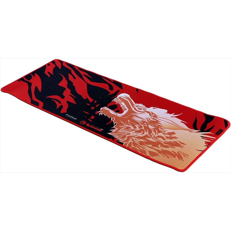 Marvo Scorpion G42 XL Gaming Mousepad Red/Black – Size: 770 x 295 x 3 mm