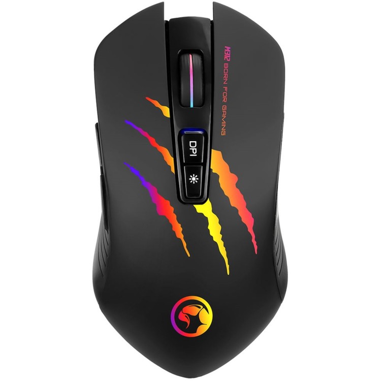 Marvo Scorpion M312 USB RGB LED Black Programmable Gaming Mouse