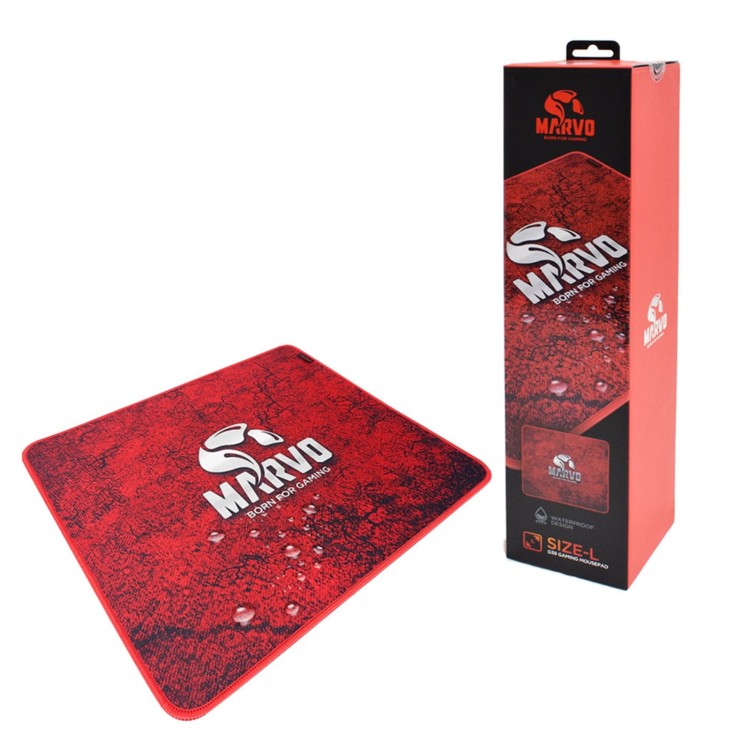 Marvo Scorpion PRO Large Red Gaming Mouse Surface – 450 x 400 x 3 mm