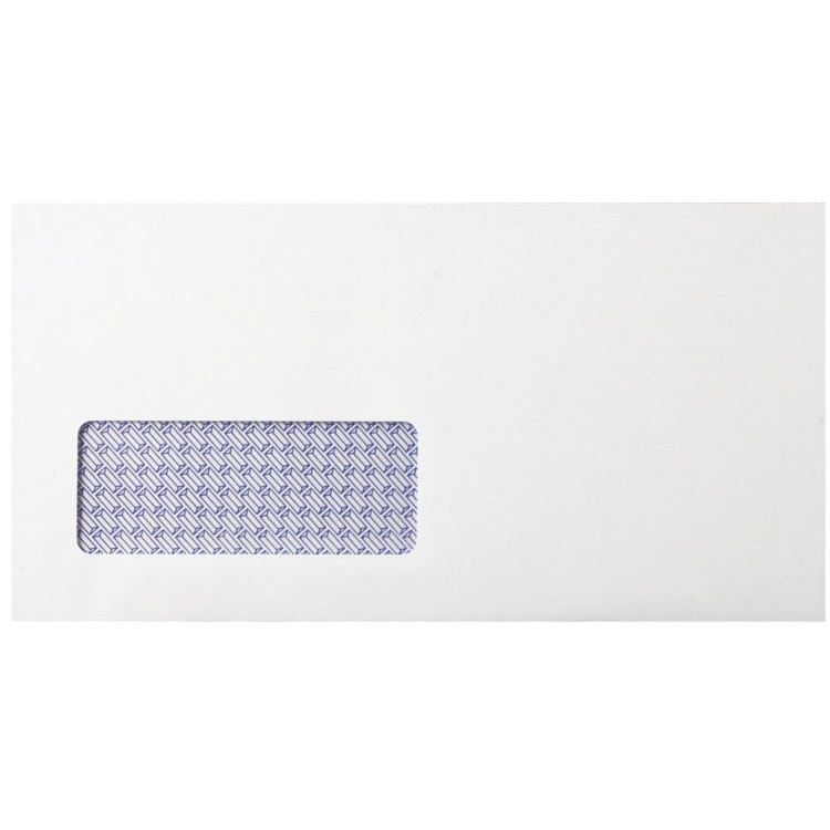 Q CONN ENV S/S DL LOW WDW 80G WHT PK1000