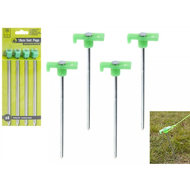 SUMMIT 4PACK 18CM/7. ROCK PEGS